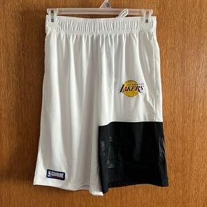Mens Under Armour Los Angeles Lakers NBA combine shorts